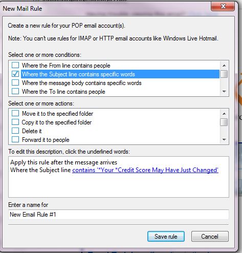 windows live mail deleting emails automatically